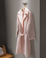 Unisex 100% Cotton Luxury Bathrobe - Powder Pink