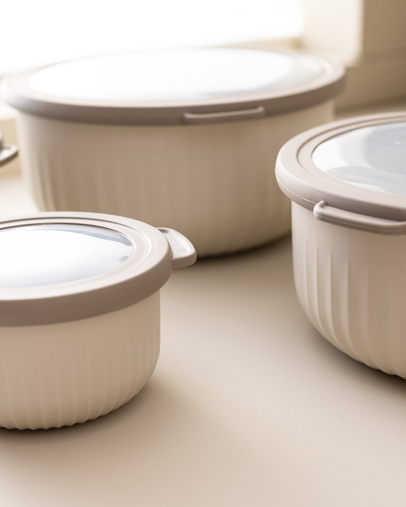 4-Piece Food Storage Container Set - Kitchen Organization & Meal Prep