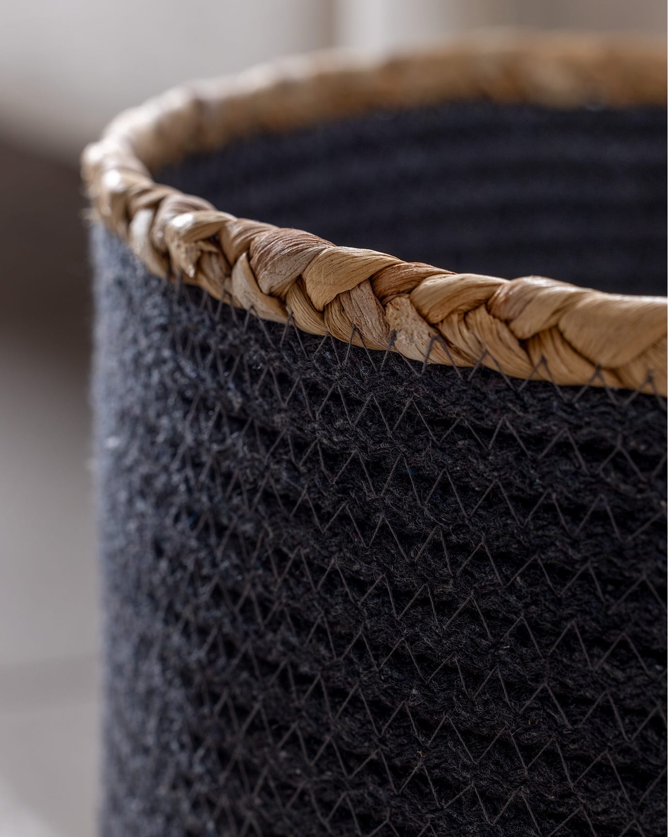 Panier de rangement grand Rosévie - Organisateur pour la maison - Gris/Beige
