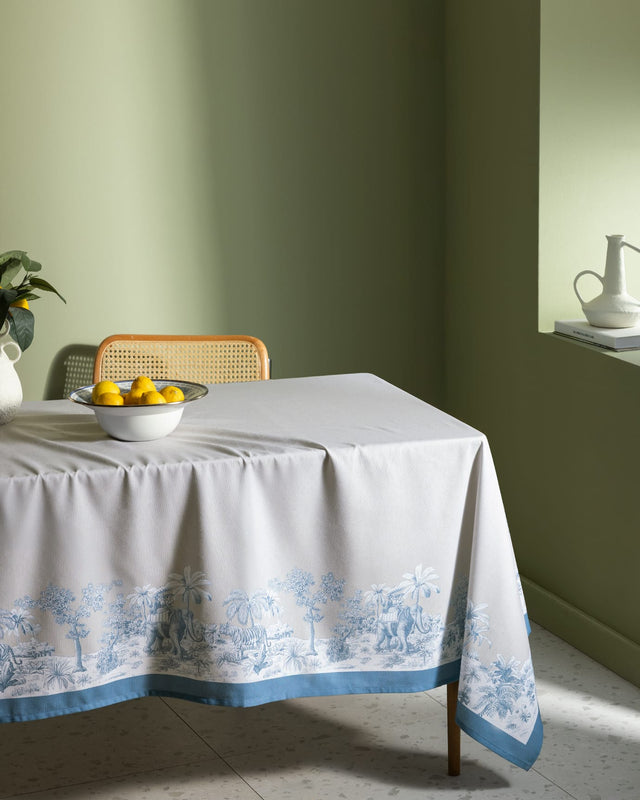 Premium Cotton Blend Tablecloth - Elegant & Durable Design
