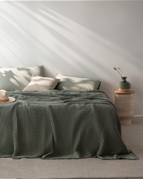 Beatrice 100% Cotton Double Bedspread Coverlet