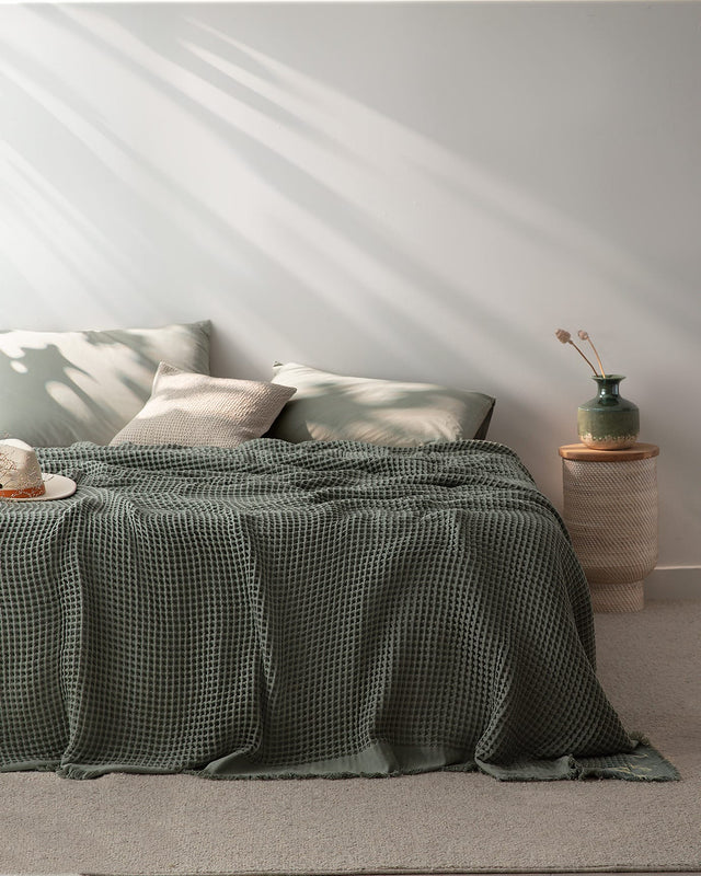 Beatrice 100% Cotton Double Bedspread Coverlet