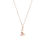 Exquisite 925 Sterling Silver Duck Charm Necklace