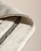 Polyester & Polypropylene Area Rug - Cream Fanette Design