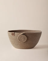 Woven Fabric Storage Basket - Natural Blend for Stylish Organization