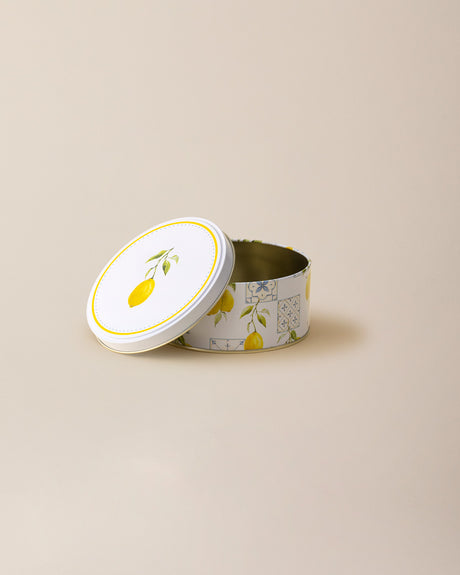 Metal Round Storage Box - Stylish Home & Kitchen Accent