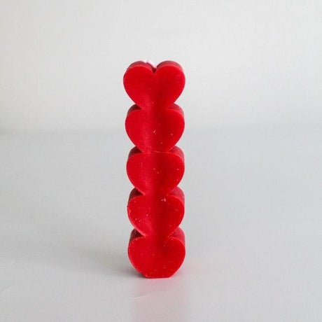 Hand Poured Heart Shaped Natural Soy Wax Candle