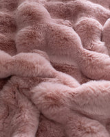Charlot Post Blush Pink Round Accent Rug - 90 cm