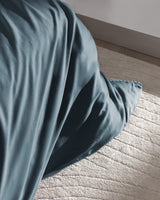 100% Cotton Double Duvet Cover Set - Printed Sateen Weave