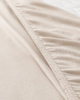 Full/Double Size Jersey Knit Fitted Sheet - Soft Cotton Bedding