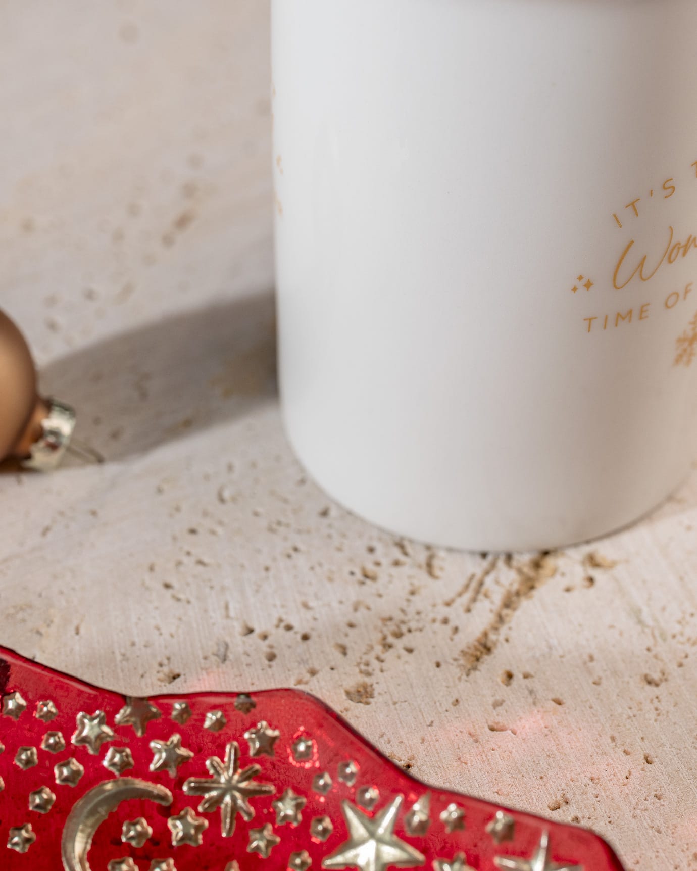 Elegant White & Gold Bone China Mug - 280ml Coffee & Tea Cup