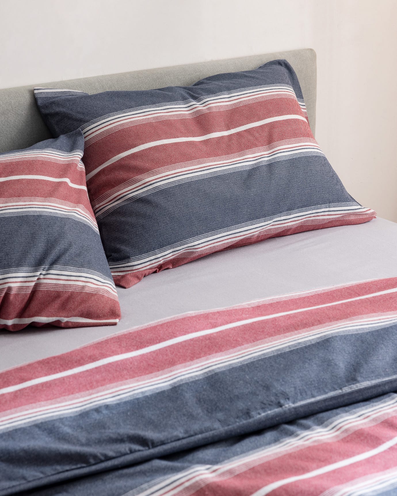 Sada povlečení na přikrývku King Size z 100% bavlněného flanelu - kolekce Edgard