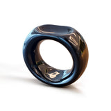 Handmade Ceramic Ring Design Aroma Diffuser - Black