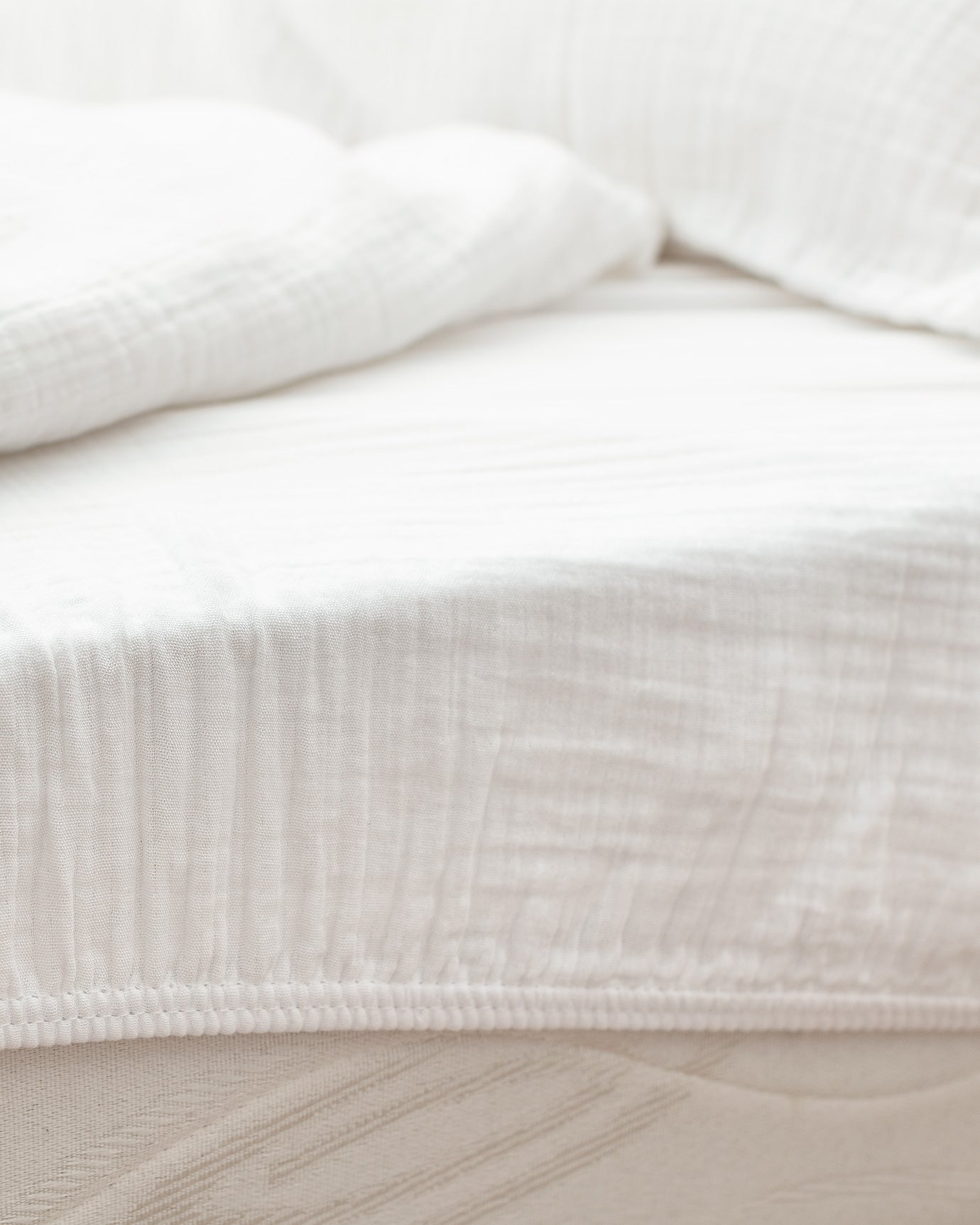 Muslin Double Duvet Cover Set - Pure Cotton, Delicate Comfort