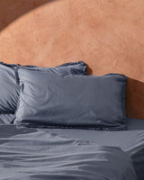 100% Cotton King Size Duvet Cover Set - Tasseled Design