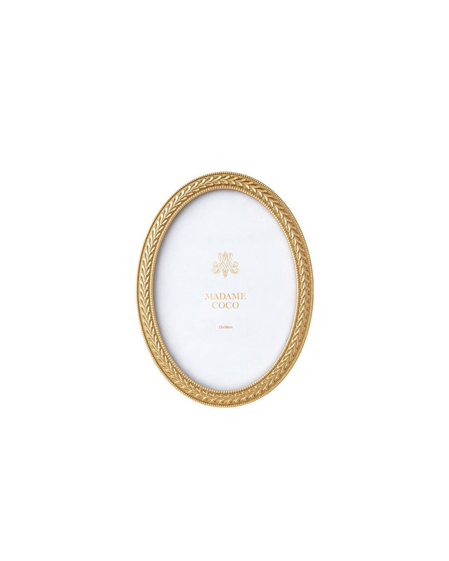 Polyester Photo Frame - Gold Accent for Cherished Memories