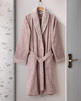 100% Cotton Unisex Shawl Collar Bathrobe - Soft & Absorbent