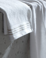 Luxury 100% Cotton Towel Set - Soft & Absorbent Bath Towels - White