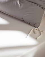 100% Cotton Washed Double Duvet Cover Set - Tie Closure