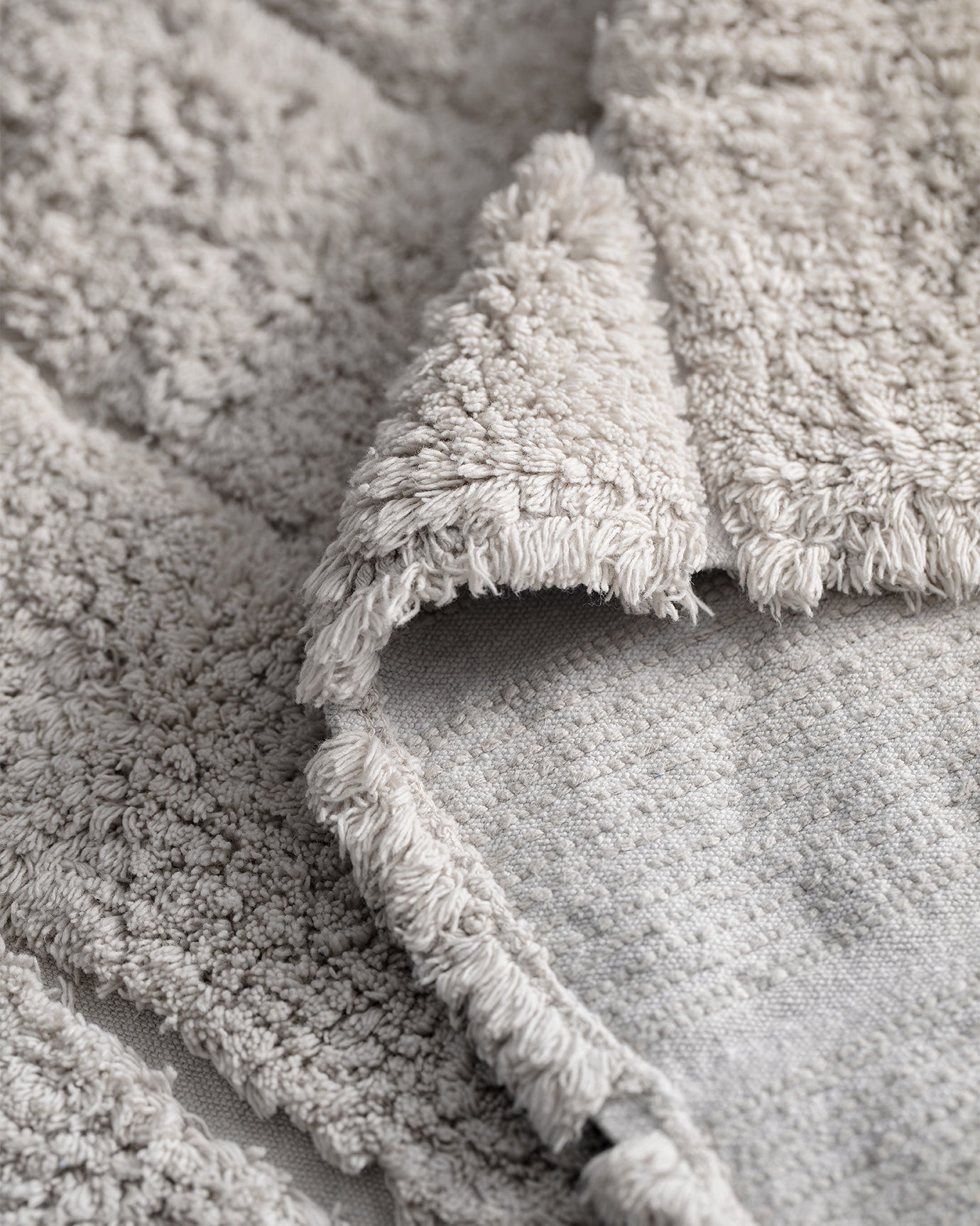 Serre Cotton Bath Mat Set - 2 Piece Absorbent Bathroom Rugs