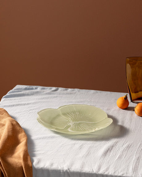 Glass Serving Plate - Violette Collection Design