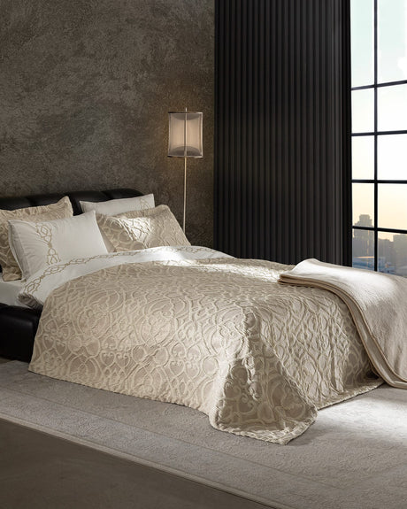 Cotton & Polyester 8-Piece Bridal Bedding Set - Elegant Provins Design