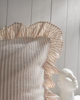 Cotton Blend Double Duvet Cover Set - Ruffled Yarn-Dyed Design