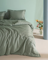 100% Cotton King Size Duvet Cover Set - Soft & Plain