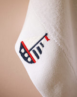 Soft Embroidered 100% Cotton Hand Towel Set - 2 Pack