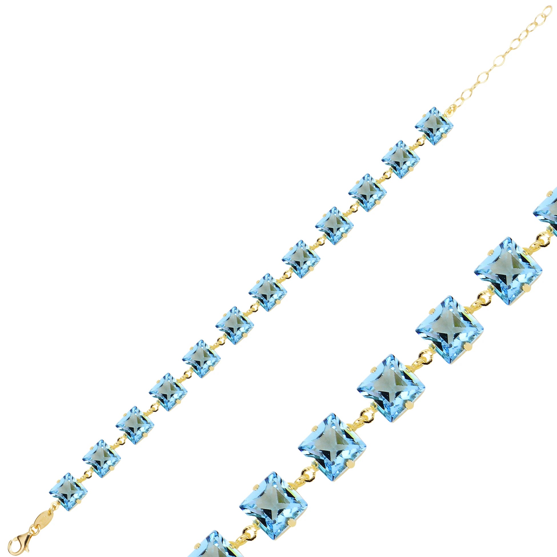 Armband mit natürlichem Stein-Motiv und facettiertem Schliff – feminines und romantisches Design