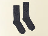 Men's Lion Print Crew Socks