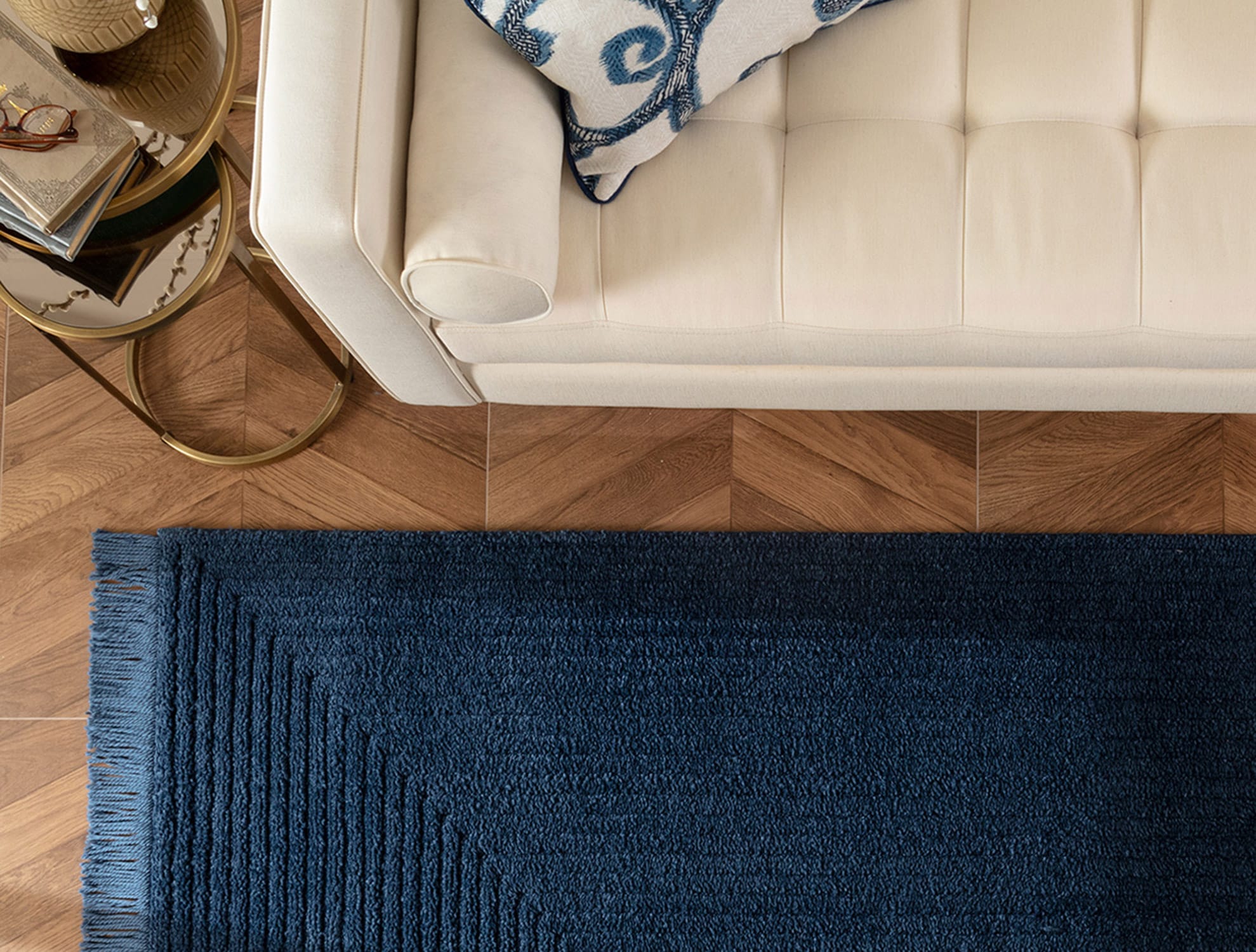 Diane Fringed Area Rug - Soft & Durable Accent Carpet for Home