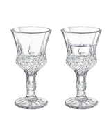 Glass 4-Piece Footed Espresso Glasses - Elegant Design