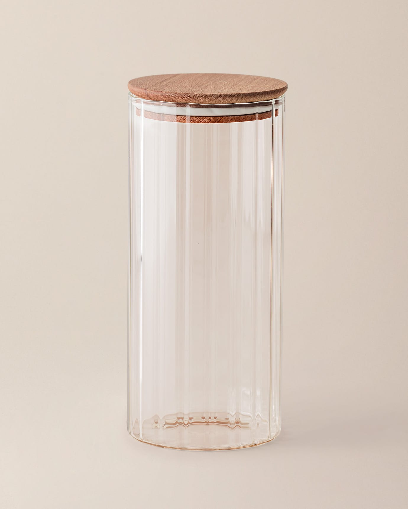 1500ML Large Glass Food Storage Jar - Cylindrical Airtight Container