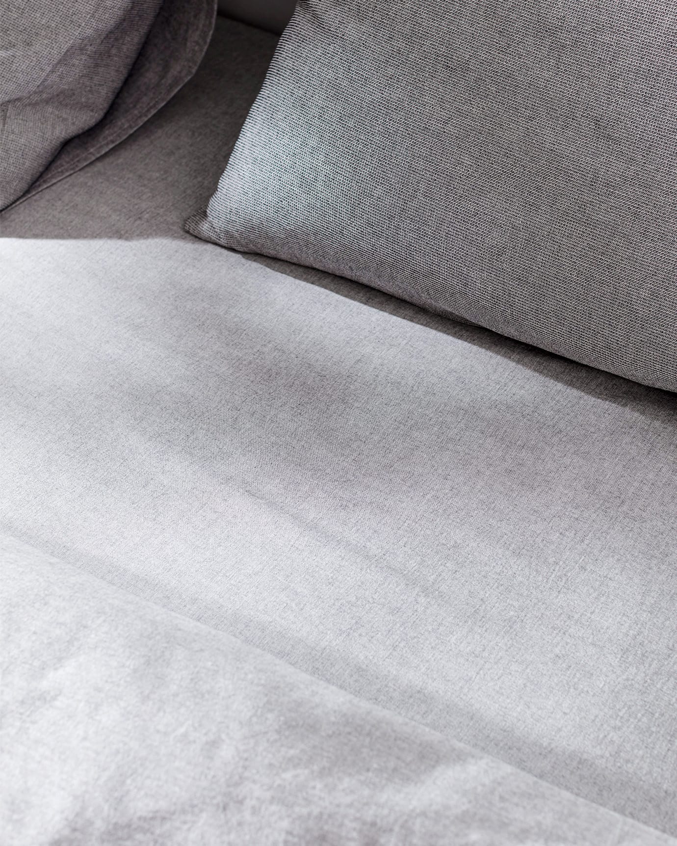 100% Cotton Single Duvet Cover Set - Yarn-Dyed Cloud Softness