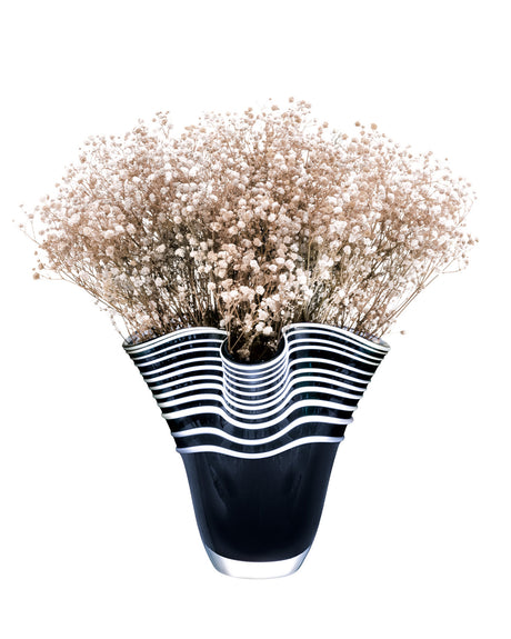 Handmade Small Glass Vase - Elegant Home Decor Accent