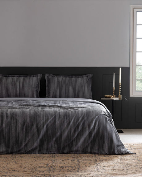 Printed Sateen 100% Cotton Full Duvet Cover Bedding Set