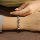 Premium 925 Sterling Silver Black Rhodium Antique Bracelet