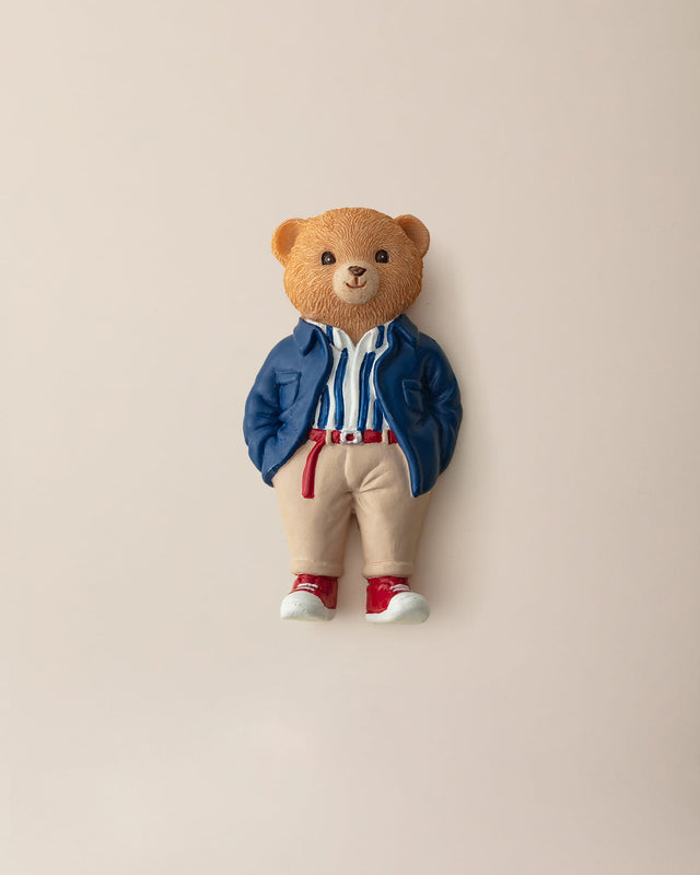 Resin Decorative Magnet - Charming Simon Bear Design