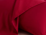 Luxury Orange 100% Cotton Sateen Pillowcases - 2 Pack