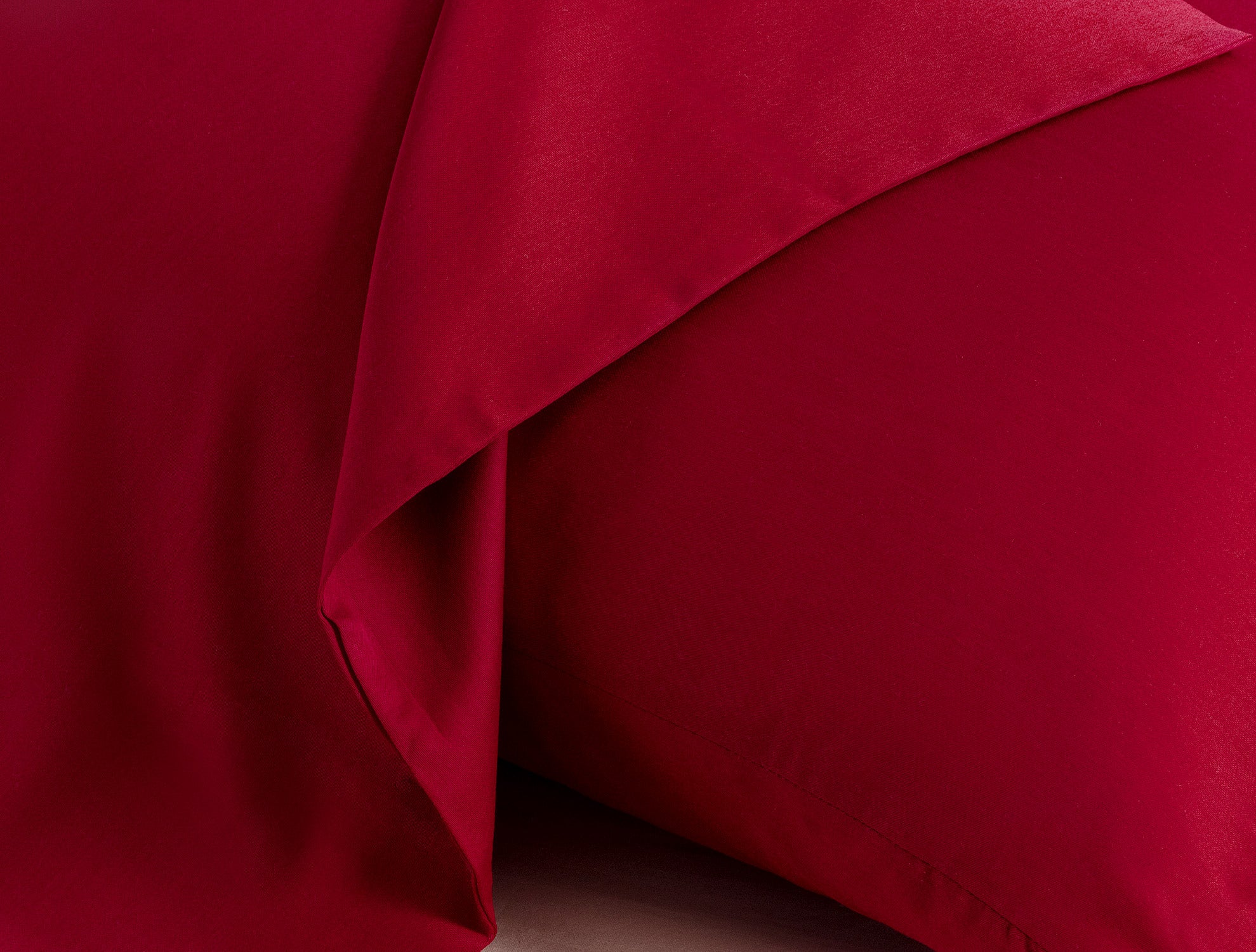 Luxury Orange 100% Cotton Sateen Pillowcases - 2 Pack