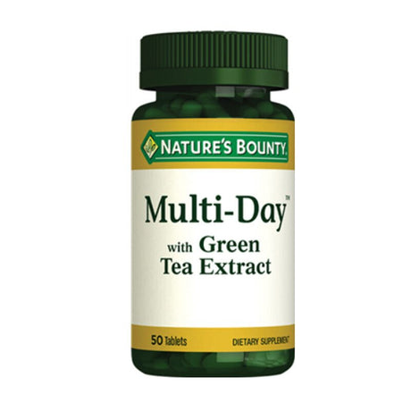 Daily Multivitamin & Green Tea Extract - Comprehensive Wellness Tablets - TryAladdin