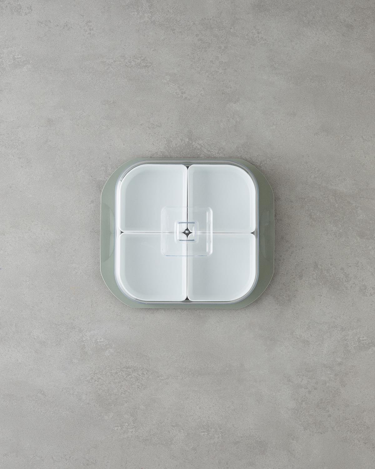 Premium Quality 4 Compartment Breakfast Serving Dish