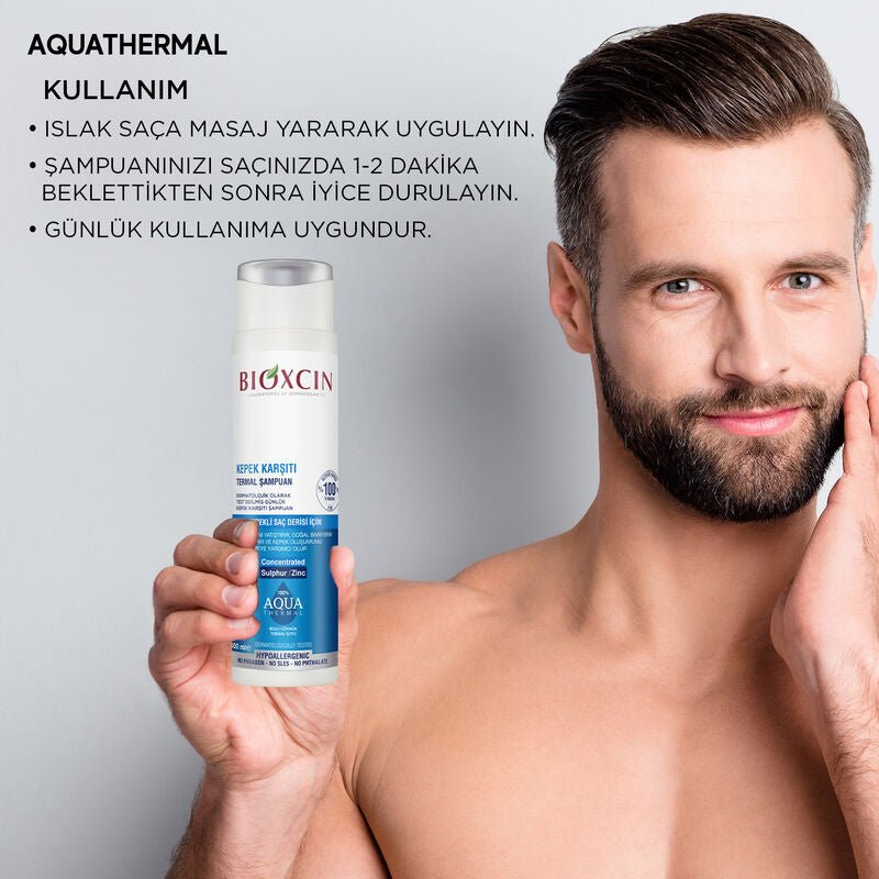 Dandruff Control Shampoo - Thermal Water & Probiotics Cleansing Formula - TryAladdin