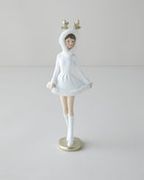 Contemporary White Decorative Figurine - 32cm
