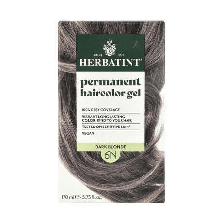 Dark Blonde Vegan Permanent Hair Dye - 6N Formula, 170 ml - TryAladdin
