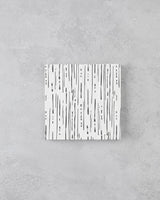 Elegant Black White Decorative Paper Napkins 33x33cm 20 Count