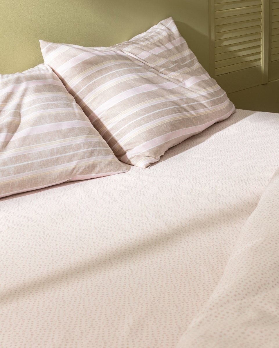 Darvell Double Cotton Printed Bedding Set - Soft & Breathable - TryAladdin