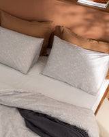 100% Cotton King Size Duvet Cover Set - Ranforce Printed Design