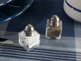Glass 2-Piece Salt & Pepper Shaker Set - Modern Minimalist Design